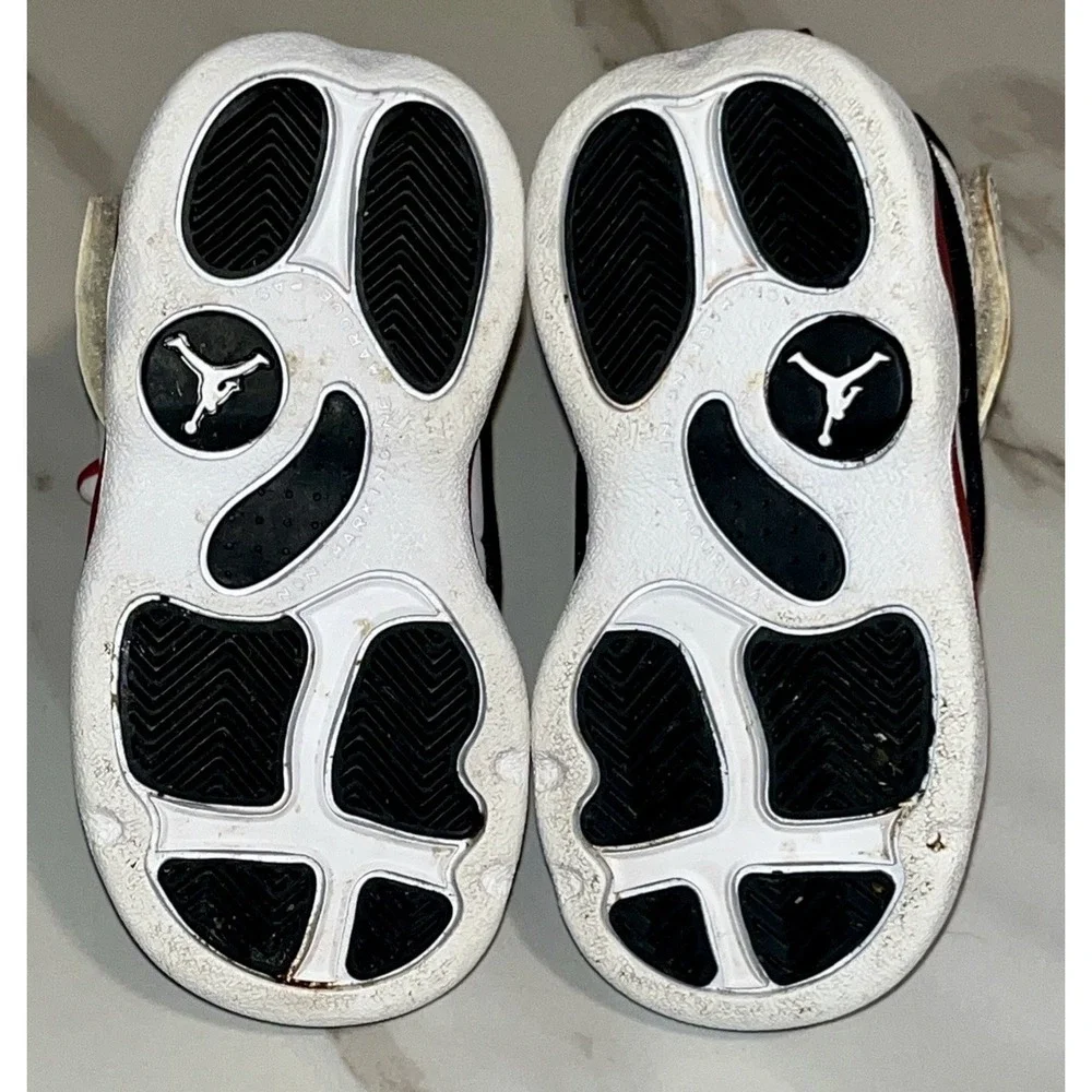 Nike Air Jordan Pro Strong TD 5C White Red Black Toddler Shoes DC7910-101